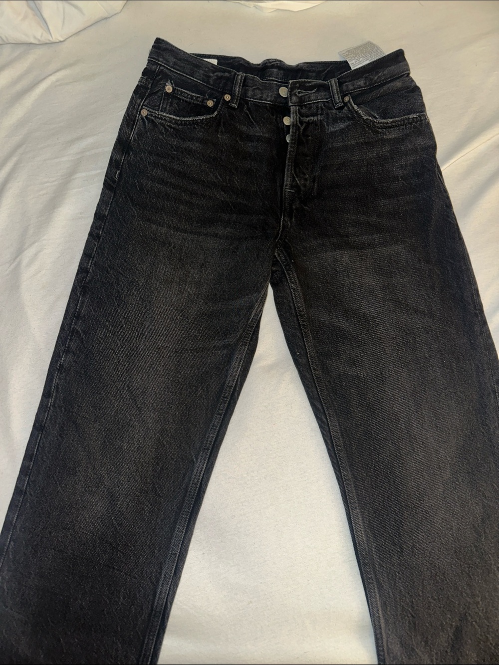 Zara Men's Straight Black Denim Jeans